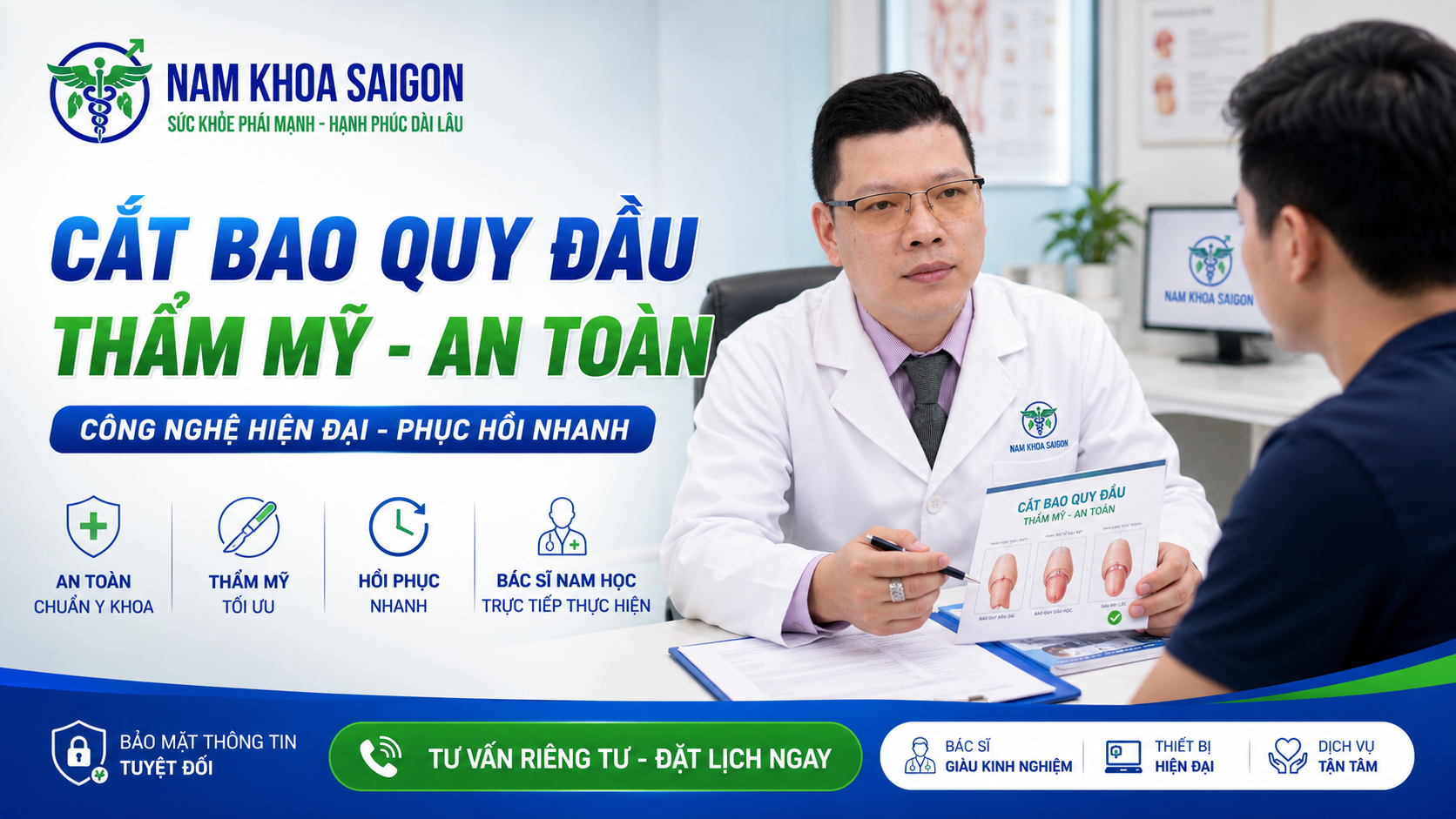 Cắt bao quy đầu thẩm mỹ